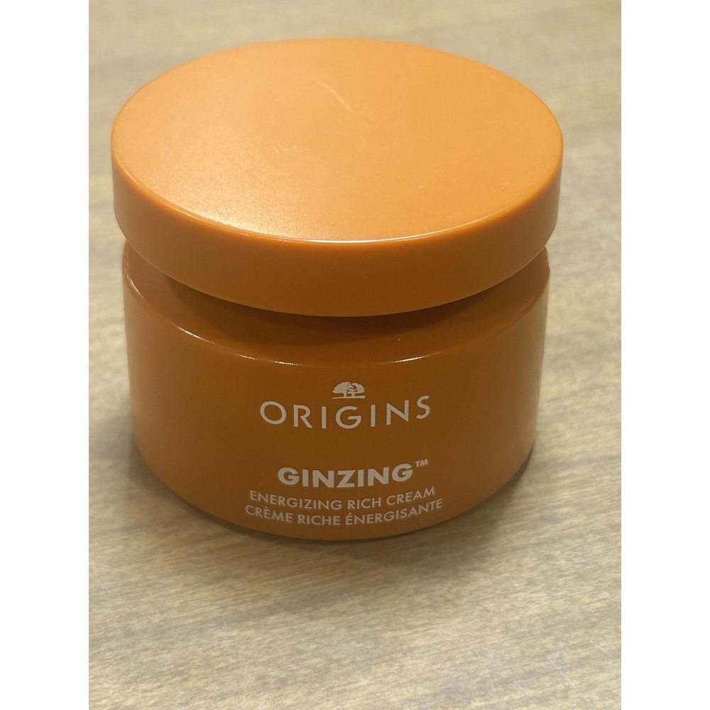Origins Ginzing Energizing Rich Cream 1.7oz 50ml Face Moisturizer Orange Women